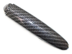 Auto Carbon Fiber Parking Brake Handle Protect Cover för Civic 2006 - 2011 svart
