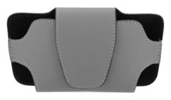 Magnetic Car Sun Visor Storage Box Reusable Sunshade Glasses Case Organizer Grå