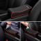 2-i-1 Car Armrest Pad Paper Tissue Holder Towel Box Central Arm Rest Memory Foam Cushion Parts svart