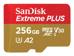 SANDISK MicroSDXC Extreme Plus 256GB 200MB/s A2 C10 V30 UHS-I