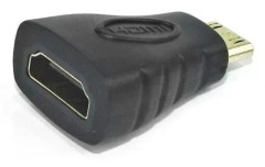 Qoltec - HDMI-adapter - 19 pin mini HDMI Type C hane till HDMI hona