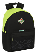 Skolryggsäck Real Betis Balompié 31 x 41 x 16 cm Svart Lime