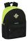 Skolryggsäck Real Betis Balompié 31 x 41 x 16 cm Svart Lime