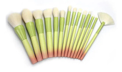 14 st gradient färg makeup borste set