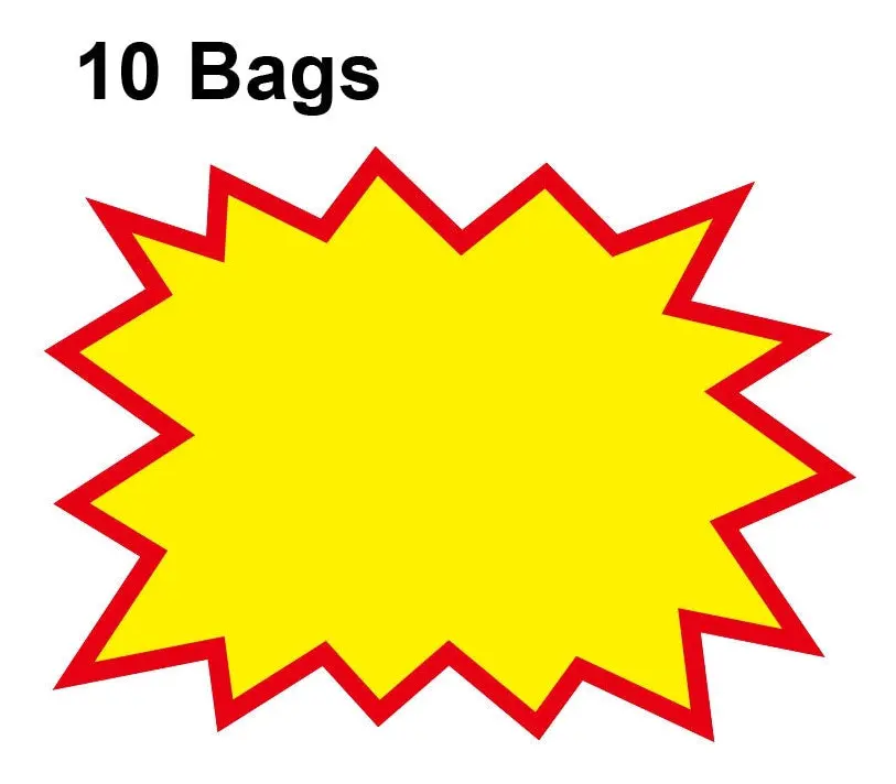 XD-532 10bags 25x19cm Explosion Sticker Product Price Tag Supermarket Price Label