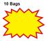 XD-532 10bags 25x19cm Explosion Sticker Product Price Tag Supermarket Price Label