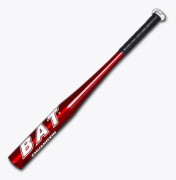 Aluminiumlegering basebollträ av biten Softbollträ, storlek: 28 tum (70-71 cm) (röd)