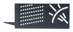 Woodworking Scribe Mark Line Gauge T-Type Ruler 90 grader mäta Carpenter Plastic linje härskare