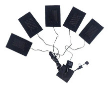5 i 1 USB-värmedyna för kläder, 3 temperaturjusterbara värmare för väst/jacka