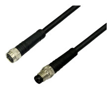 BKL Electronic sensor-/aktor-anslutningskabel M8-koppling, rak 2 m, pol-tal (RJ): 3 1 st