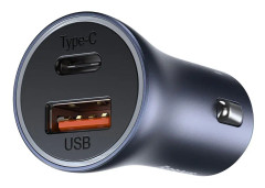 Baseus billaddare 1x USB 1x USB-C 40W