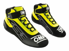 Racing-kängor OMP KS-3 Gul/Svart (Storlek 41)
