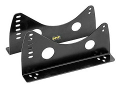 Sidostöd för racing-säte OMP HC/733E Stål Svart (350 mm) (2 pcs)