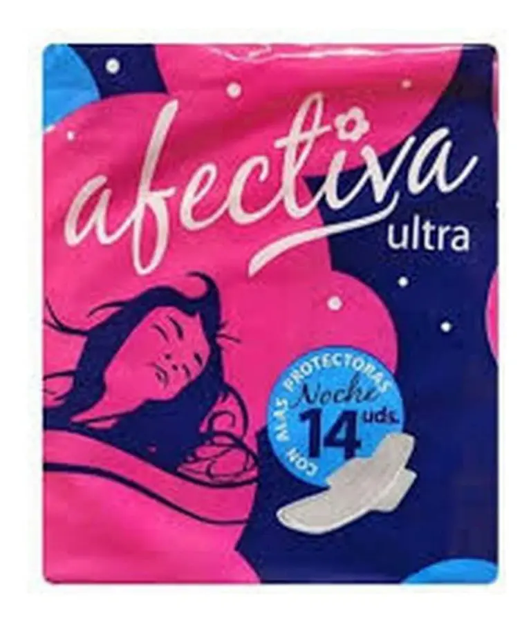 Nattbindor med vingar Afectiva Ultra (14 uds)