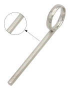 86 mm Nickel Plated Trumpet 3rd Slide Finger Ring Parts & Tillbehör Silver
