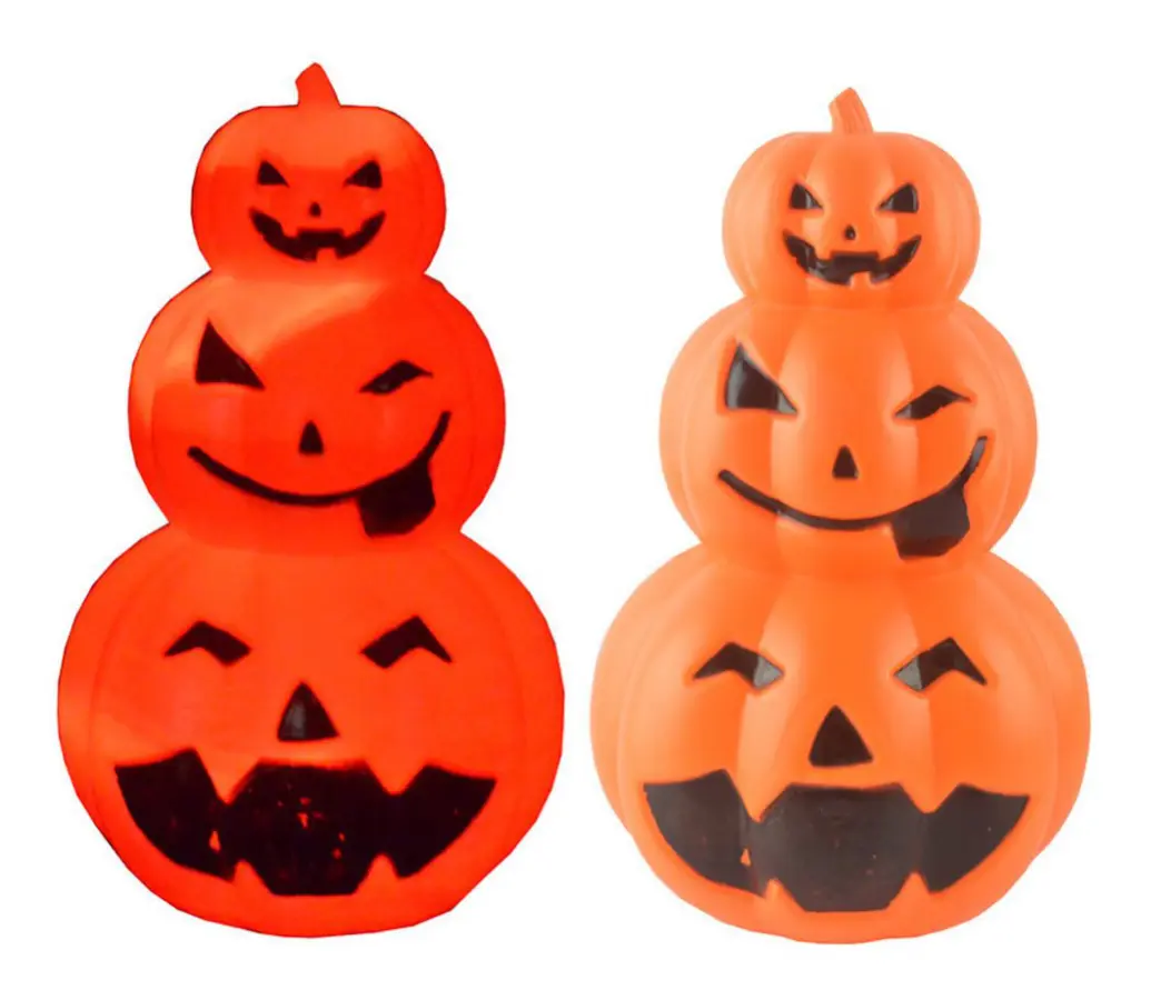 Halloween Decoration Glödande Pumpa-formade Lantern Ornaments Belysning Supplies Som visas i figuren
