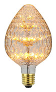 Led Fireworks Lamp Retro Strawberry Shape Light Bulb för dekoration