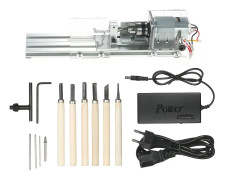 Mini Mechanical Lathe Milling Machine DIY Woodworking Grinding Polishing Drill Tool U.S. plug
