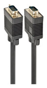 Cablexpert Premium CC-PPVGA-20M-B - VGA-kabel - HD-15 (VGA) (hane) till HD-15 (VGA) (hane) - 20 m - formpressad, tumskruvar - svart