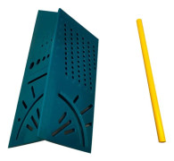 Wood Working Ruler Angle mäter Gauge Square Size Measure Tool Pen Green härskare penna