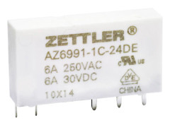 Zettler Electronics AZ6991-1AE-24DE Kretskort-relä 24 V/DC 8 1 NO 1 st