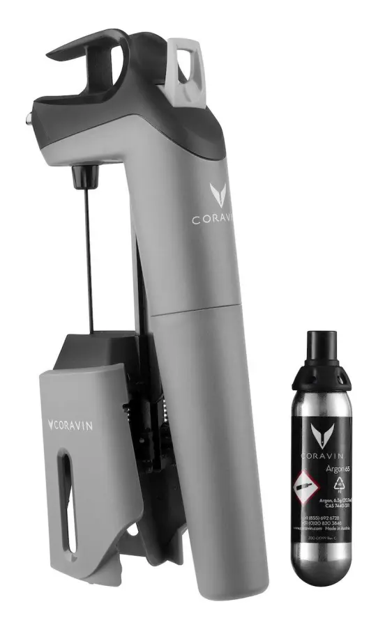 Coravin Timless Three SL Vinkonserveringssytem, Grå