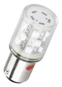 Barthelme 52192415 LED-signallampa Vit BA15d 230 V/AC 15 mA 24 lm
