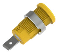 Electro PJP 3266-C-CD1-J Säkerhetslaboratoriekoppling Stiftdiameter: 4 mm Gul 1 st