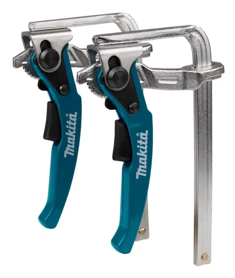 Set med 2 klämtvingar Makita 199826-6 Spännvidd (max.):120 mm
