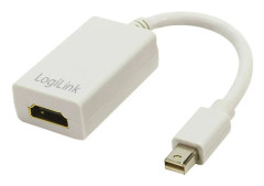 LogiLink CV0036A DisplayPort / HDMI Adapter [1x Mini-DisplayPort hane - 1x HDMI hona] Vit 10.00 cm