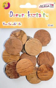 Aliga Wood Shapes 3cm 12pcs