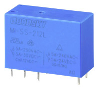 GoodSky MI-SS-212L Print relä 12 V/DC 5 A 2 x omkopplare 1 st Rör