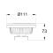 Noxion Lucent LED Spot G53 AR111 12W 600lm 40D - 927 Extra Varm Vit | Bästa färgåtergivning - Ersättare 50W