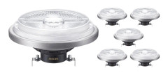 Flerpack 6x Philips MASTER LEDSpot G53 AR111 14.8W 875lm 45D - 927 Extra Varm Vit | Bästa färgåtergivning - Dimbar - Ersättare 75W