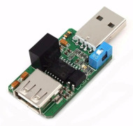 1500V USB to Isolator Board Protection Isolation ADUM4160 ADUM3160 Module(Green Board) green