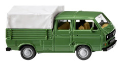 Wiking 0293 09 H0 Volkswagen T3 dubbelhytt - gräsgrön
