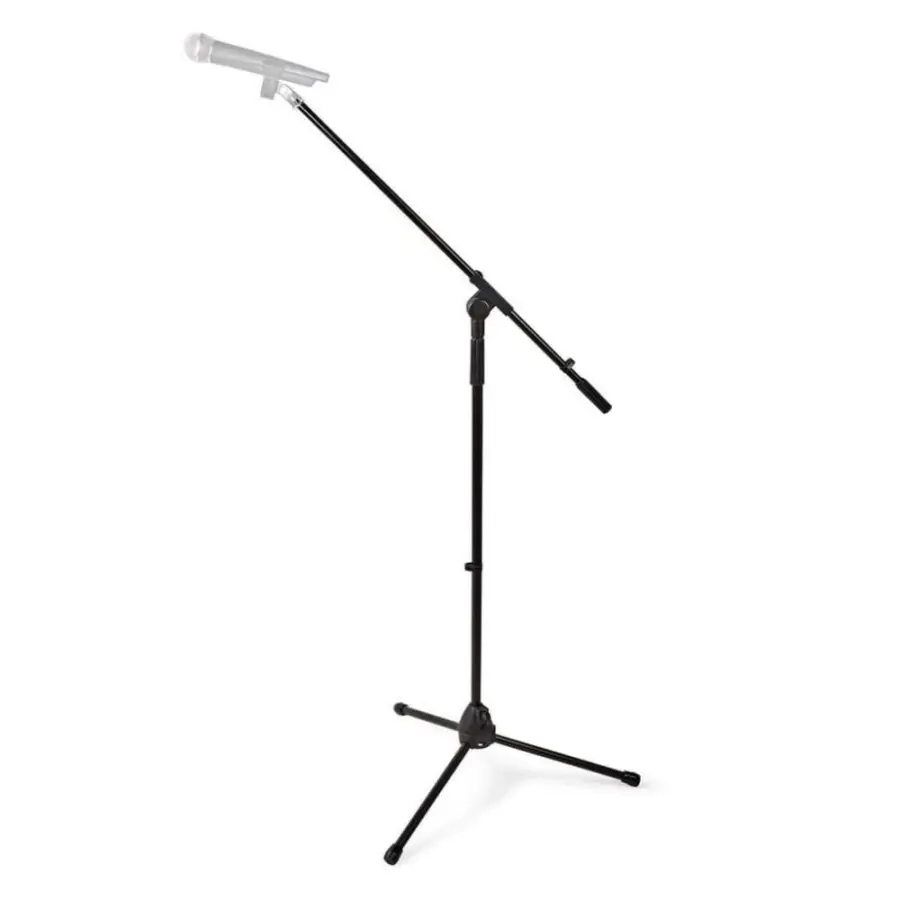 Mikrofonstativ | Ben | Hörlursräckvidd: 950-1650 mm | Maximal armlängd: 800 mm | ABS / Aluminium | Svart