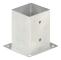 Stolpfot 4 st galvaniserad metall 101 mm - Stolpankare - Stolpfot - Home & Living