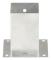 The Living Store Stolpfot 4 st galvaniserad metall 91 mm