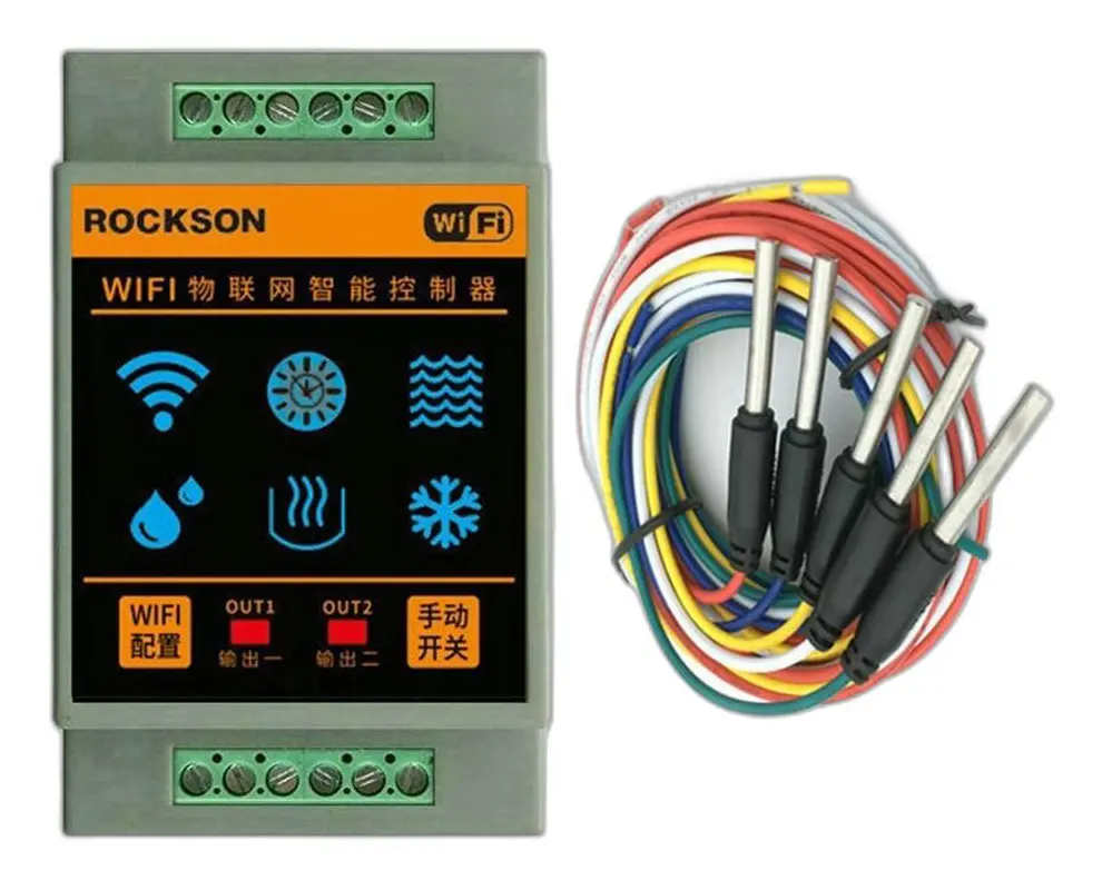 Wifi Vattenstånd Kontrollerande Sensorer - Hemlarm, 35mm Styrning & Flödesdetektering
