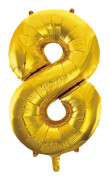 Folieballong 86 cm siffra 8