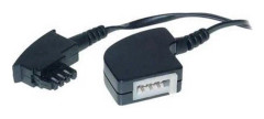 S/CONN maximum connectivity 70210-, 10 m, TAE F, TAE F, Svart, Hankoppling, Honkoppling