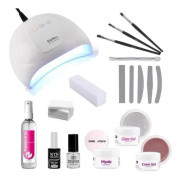 Komplett startkit gelénaglar av hög kvalité inkl Uv/Led-lampa