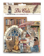 Die Cuts Stamperia Chipboard - Vintage Library - 46 st