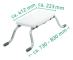 RIDDER Badkarssits/fotpall Eco vit A0042001