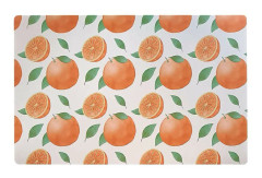 Bordsunderlägg Versa Orange polypropen 43 x 28 cm