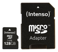 Intenso microSDXC-Kort 128 GB Class 10 inkl. SD-adapter