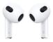 Apple AirPods - 3. generationen - äkta trådlösa hörlurar med mikrofon. - öronspets - Bluetooth - vit | Lightning laddningsfodral