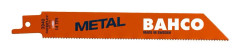 Bahco 3940-228-18-ST-5P, Sticksågsblad, Metall, Snabbstål (HSS), Orange, 0,9 mm, 22,8 cm