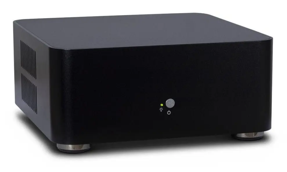 Inter-Tech A80 - Tower - ITX - strömadapter 60 Watt - svart - USB